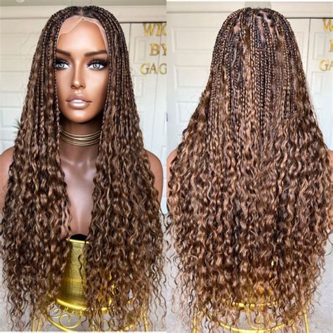 100 Virgin Human Hair Braids Lugos 26” Full Lace Wig Quality