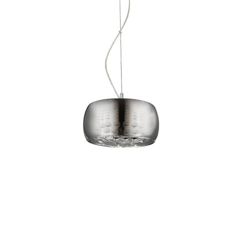 Metro Lane Artane Light Unique Statement Drum Pendant With Crystal