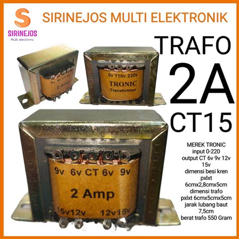 Trafo A Ct V Tronik Travo Ampere Ct Tembaga Murni Lazada Indonesia