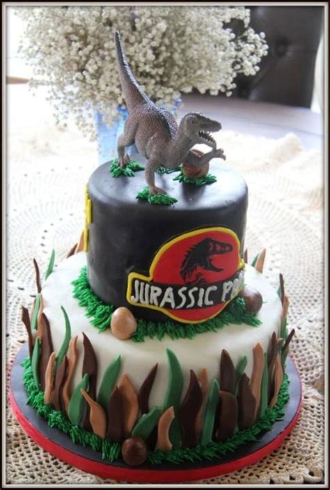 30 Amazing Photo Of Jurassic Park Birthday Cake Jurassic World Cake