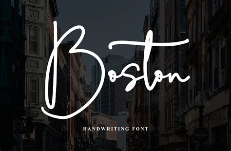 Boston Font By Fontysia · Creative Fabrica