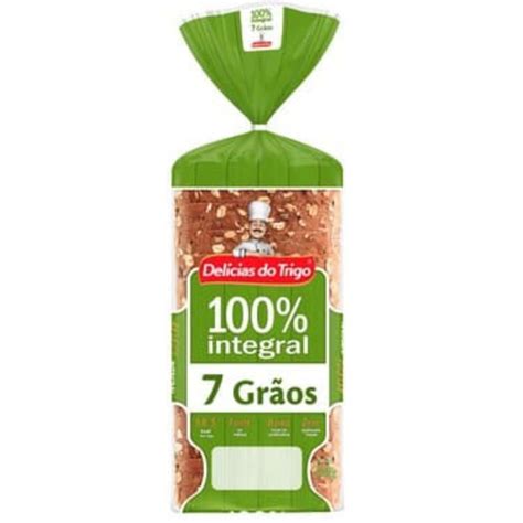 Melhores Marcas De Pao Integral - Pão de Forma Integral 7 Grãos Delícias do Trigo Pacote 380g | Carrefour