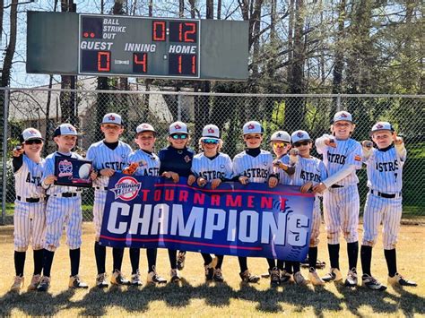 8u Astros Win Training Legends Se Invitational East Cobb Baseball