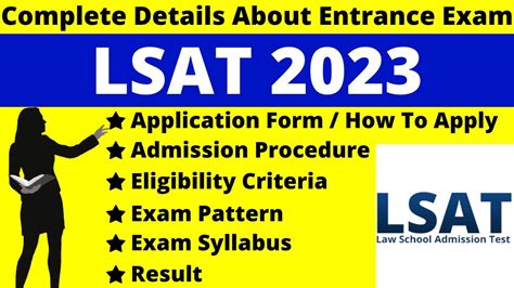 Lsat 2023 Full Details Notification Dates Application Syllabus