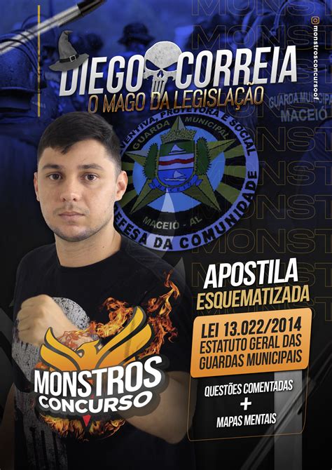 Apostila Esquematizada Estatuto Geral Das Guardas Municipais Lei 130222014 Prof Diego