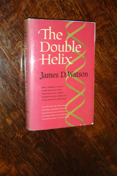 The Double Helix 1st Printing Signed Bookplate By Watson James D Very Good Hardcover