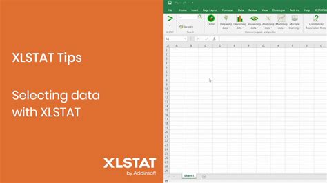 How To Select Data In XLSTAT YouTube