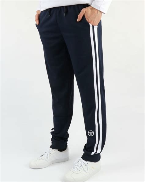 Sergio Tacchini Masters Track Bottoms Navy 80s Casual Classics