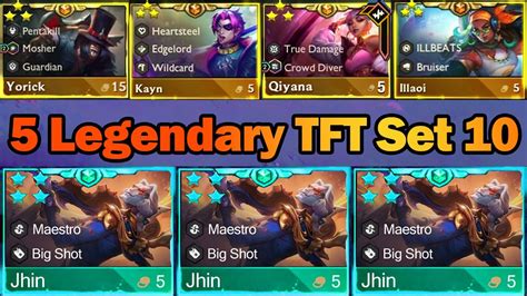 1 In Million 5 3 Star 5 Cost Units ⭐⭐⭐ Tft Set 10 Youtube