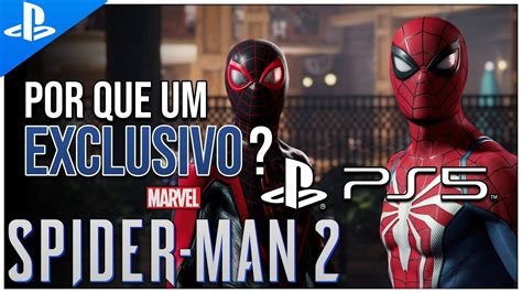 O Porque De Marvels Spider Man 2 É Um Exclusivo De Playstation 5 Youtube