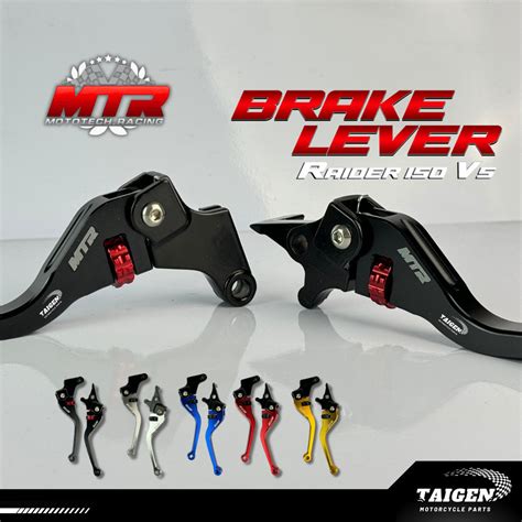 Mtr Brake Handle Lever For Raider V V Shopee Philippines