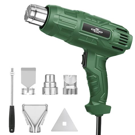Heat Gun W Fast Heating Heavy Duty Hot Air Gun Kit Variable