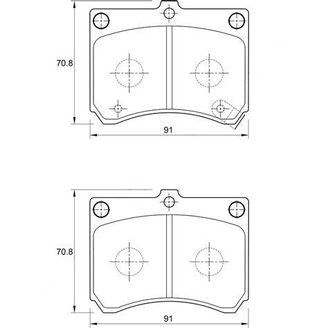 KBC Brake Pads Front For Mazda Astina Mazda Etude Spares Direct