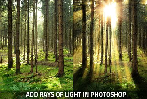 Create Rays of Light in Photoshop