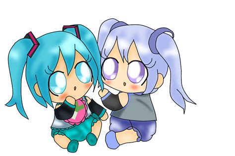 Baby Miku And Miriam By Bokeol On Deviantart