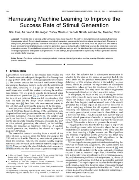 (PDF) Harnessing Machine Learning to Improve the Success Rate of ... 