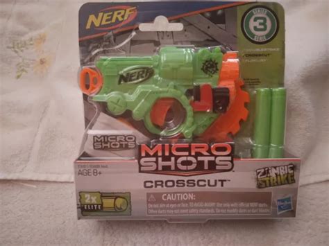 Nerf Micro Shots Crosscut Zombie Strike Series 3 Par Hasbro Neuf Eur 5 45 Picclick Fr