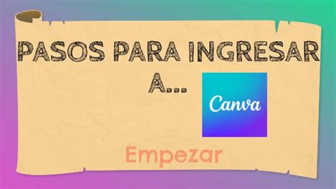 PresentaciÓn Pasos Para Iniciar Canva