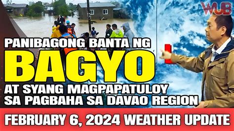 Panibagong Banta Ng Bagyo At Syang Magpapatuloy Sa Pagbaha Sa Davao