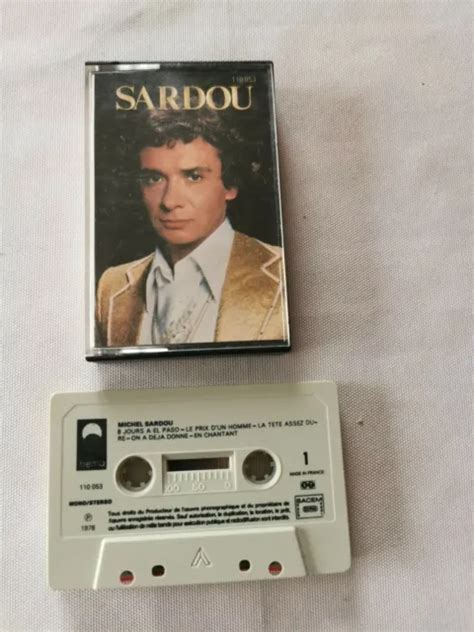 MICHEL SARDOU CASSETTE Audio K7 Tape EUR 5 00 PicClick FR