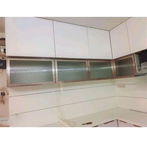 Rectangular Plain Aluminium Kitchen Profile Shutter Finish Polished