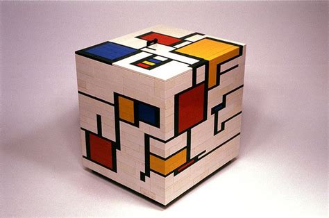 Mondrian Tribute In Lego Bricks Piet Mondrian Artwork Mondrian