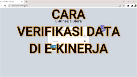 CARA VERIFIKASI DATA DI E KINERJA CARA VERIFIKASI DATA BAWAHAN DI E