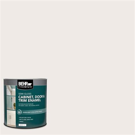 BEHR PREMIUM 1 Qt 780A 1 Sweet Vanilla Semi Gloss Enamel Interior