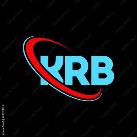 KRB logo. KRB letter. KRB letter logo design. Initials KRB logo linked ...