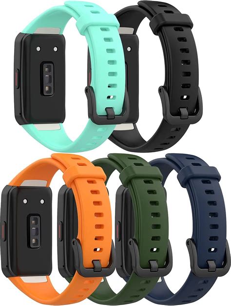 Tencloud 5 Pack Bands For Honor Band 6 Strap Compatible