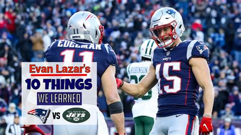 Ten Things We Learned From The Patriots 38 3 Trouncing Of The Jets