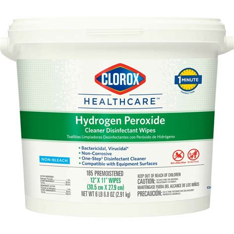 Clorox Healthcare Hydrogen Peroxide Cleaner Disinfectant Wipes Cleaning Wipes The Clorox Company