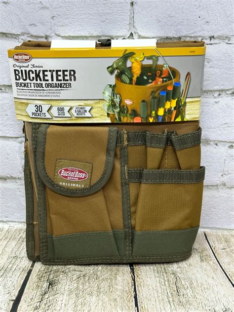 Bucket Boss The Bucketeer Bucket Tool Organizer In Brown 10030 EBay