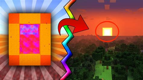 Minecraft Como Hacer Un Portal A La Dimension Del Sol Portal Al Sol