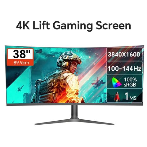 Anmite K Nano Ips Screen Hz Curved Widescreen Monitor Gaming