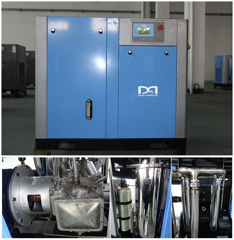 Rotary Screw Air Compressor Oil Free Lubricated High Quality Rotary