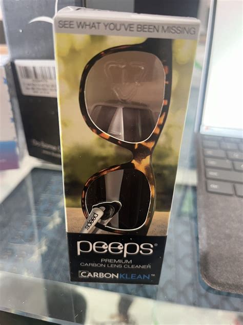 Peeps Premium Carbon Lens Cleaner Carbon Klean Is 798 Black Ebay