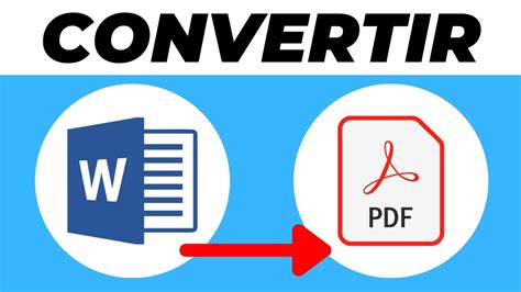 Cómo CONVERTIR de WORD a PDF sin PROGRAMAS 2024 Fácil y Rápido YouTube