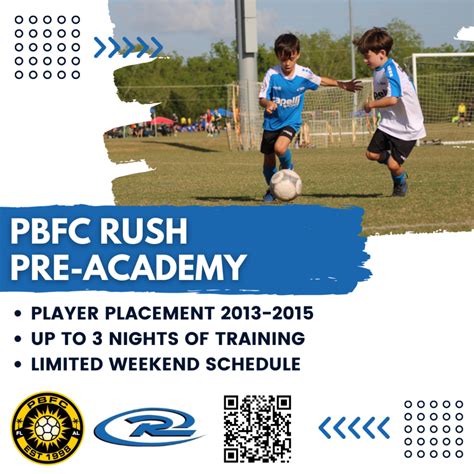 PBFC Rush Pre Academy PBFC Pensacola And South Alabama Soccer