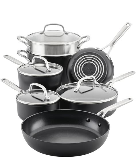 KitchenAid Hard-Anodized Induction Non-stick 11-Piece Cookware Set ...