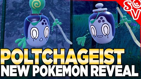 New Pokemon Poltchageist A New Convergent Evolution In Scarlet And