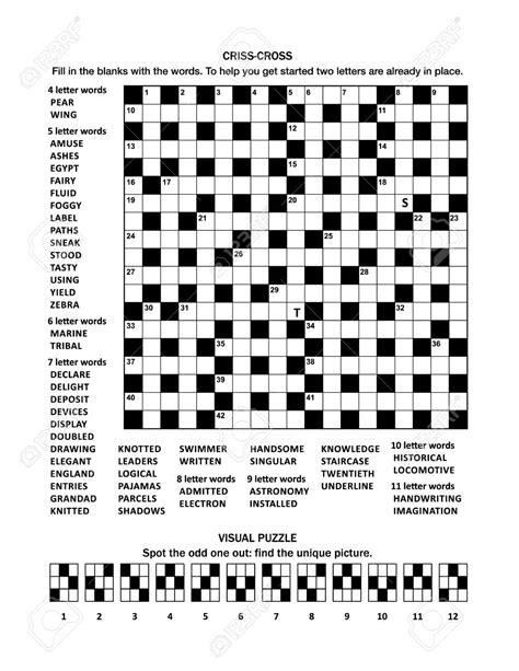 Free Printable Crossword Fill In Puzzles Download Free Printable