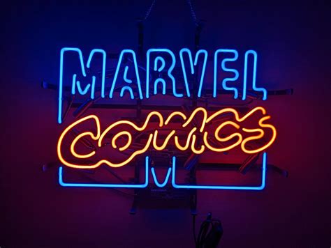 Marvel Comics Neon / Marvel / Comic Neon / Man Cave