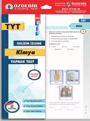 Tyt Kimya Yaprak Test