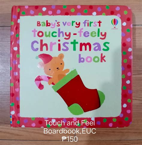 Usborne Baby S Very First Touchy Feely Christmas Book Hobbies Toys