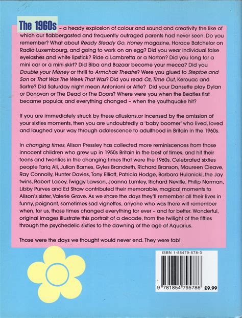 BOOK - Changing Times being young in the 60s - The Vintage Pattern Shop