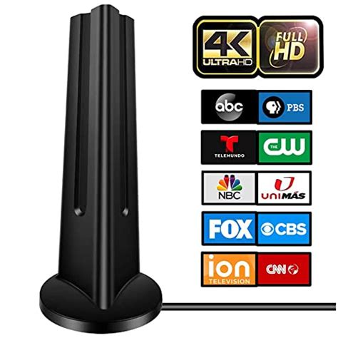 TV Antenna, 2023 Newest HDTV Indoor Digital TV Antenna 300 Miles Range ...
