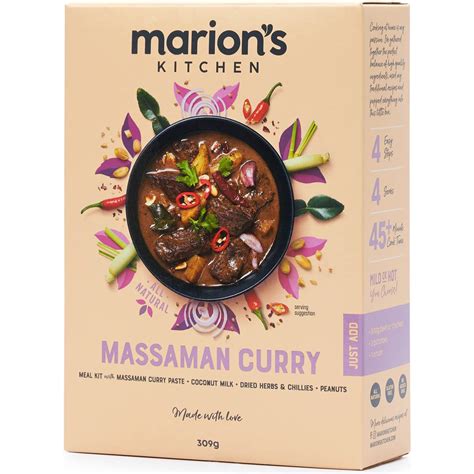 Marions Kitchen Thai Massaman Curry Meal Kit 309g Woolworths