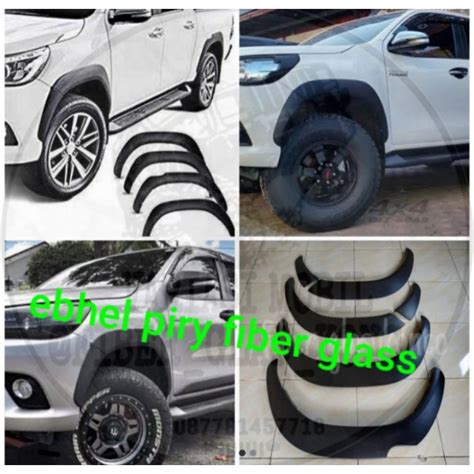 Jual Over Fender Hilux Revo Dan Rocco Model Slim Polos Tahun