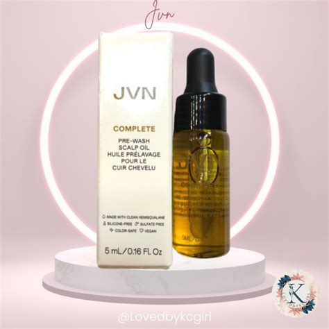 JVN Complete Pre Wash Scalp Oil 5mL Mini W Box Shopee Philippines